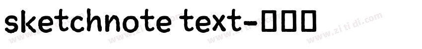 sketchnote text字体转换